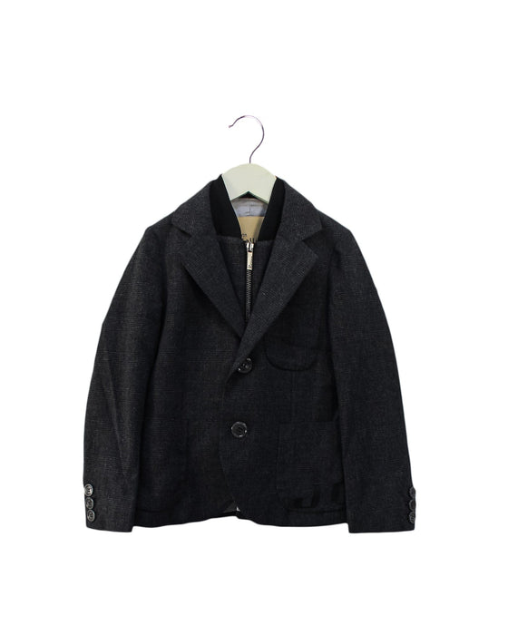 A Grey Blazers from John Galliano in size 6T for boy. (Front View)