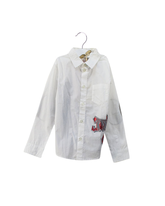 A White Shirts from John Galliano in size 6T for boy. (Front View)
