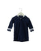 A Navy Long Sleeve Dresses from Petit Bateau in size 12-18M for girl. (Front View)
