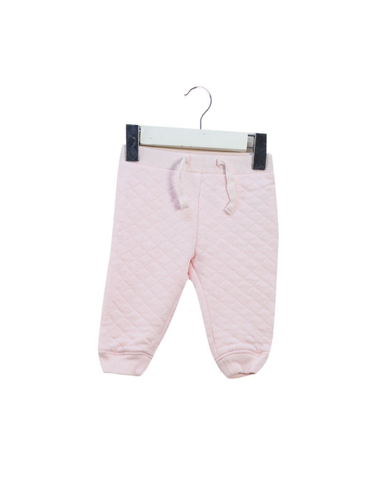 A Pink Sweatpants from Janie & Jack in size 3-6M for girl. (Front View)