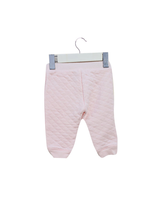 A Pink Sweatpants from Janie & Jack in size 3-6M for girl. (Back View)