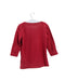 A Red Long Sleeve Tops from Mini Munster in size 2T for girl. (Back View)