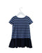 A Navy Short Sleeve Dresses from Polo Ralph Lauren in size 4T for girl. (Back View)