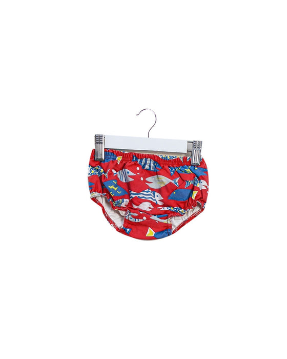 A Red Bloomers from Boden in size 6-12M for boy. (Front View)