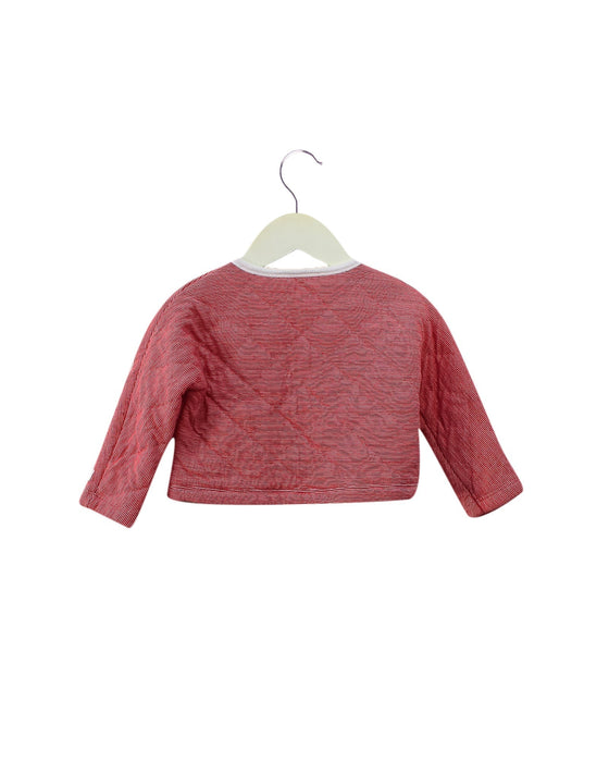 A White Cardigans from Petit Bateau in size 12-18M for neutral. (Back View)