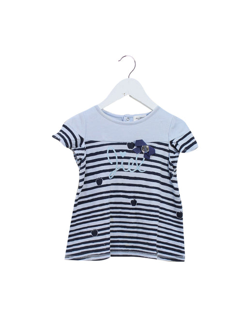 A Blue Short Sleeve T Shirts from Jill Stuart in size 12-18M for girl. (Front View)