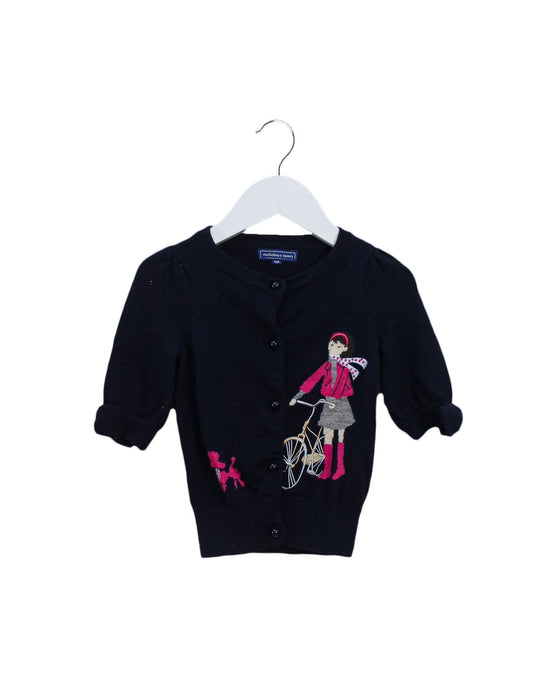 A Navy Cardigans from Nicholas & Bears in size 6-12M for girl. (Front View)