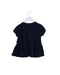 A Navy Short Sleeve Tops from Il Gufo in size 5T for girl. (Back View)