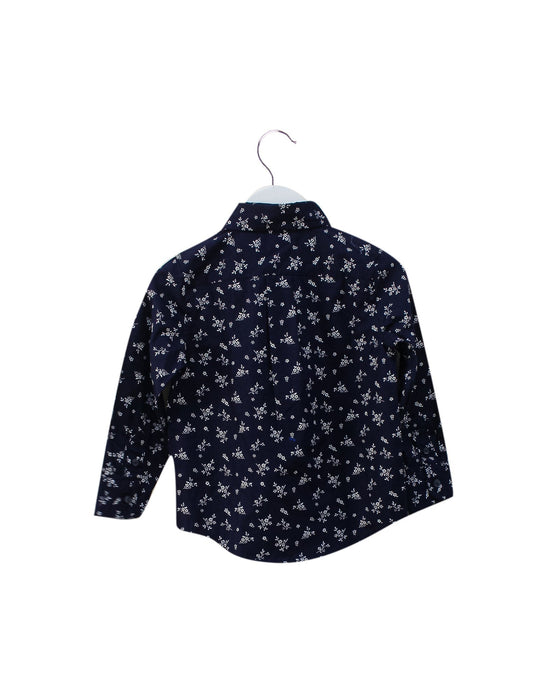 A Navy Shirts from Janie & Jack in size 2T for boy. (Back View)
