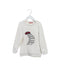A Ivory Crewneck Sweatshirts from Ferrari in size 4T for girl. (Front View)
