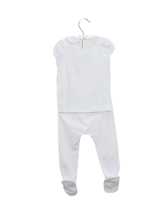 A White Pants Sets from I Pinco Pallino in size 12-18M for girl. (Back View)