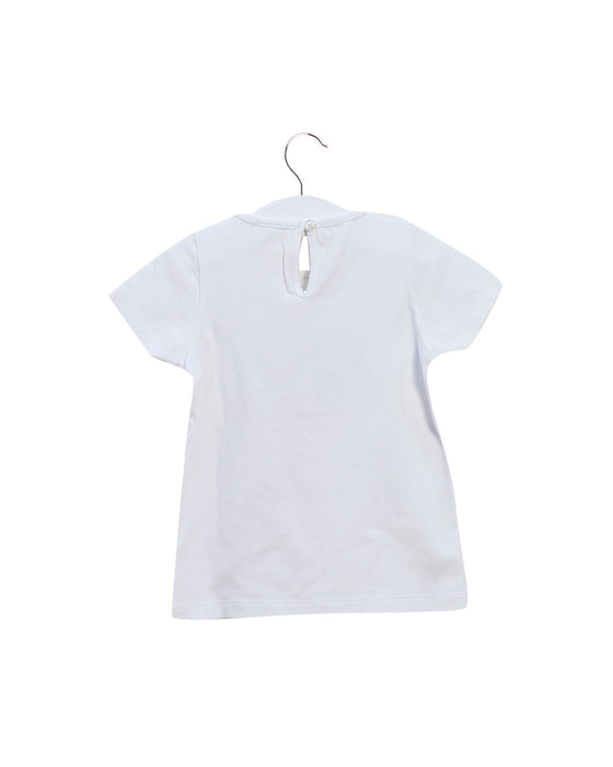 A White Short Sleeve T Shirts from I Pinco Pallino in size 2T for girl. (Back View)