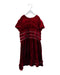 A Red Short Sleeve Dresses from I Pinco Pallino in size 10Y for girl. (Front View)