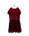A Red Short Sleeve Dresses from I Pinco Pallino in size 10Y for girl. (Back View)