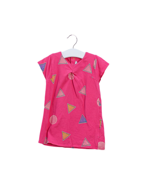 A Pink Short Sleeve Tops from Little Marc Jacobs in size 12-18M for girl. (Front View)