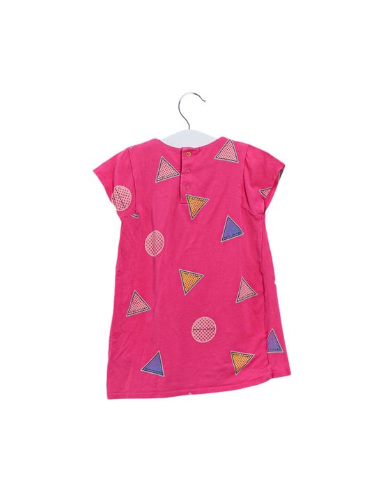 A Pink Short Sleeve Tops from Little Marc Jacobs in size 12-18M for girl. (Back View)