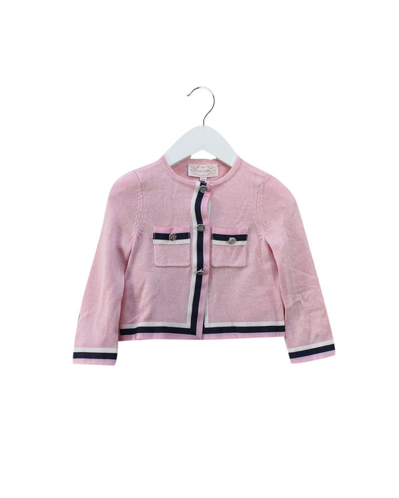A Pink Cardigans from Nicholas & Bears in size 12-18M for girl. (Front View)