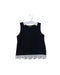 A Navy Sleeveless Tops from Comme Ca Ism in size 18-24M for girl. (Front View)