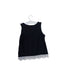 A Navy Sleeveless Tops from Comme Ca Ism in size 18-24M for girl. (Back View)