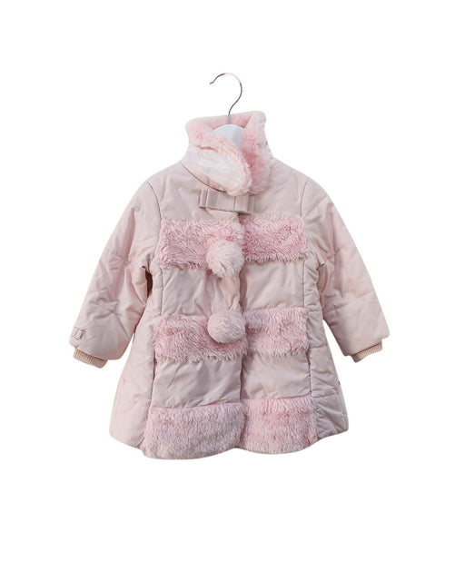 A Pink Coats from Nicholas & Bears in size 6-12M for girl. (Front View)