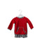 A Red Sweater Dresses from Deux par Deux in size 6-12M for girl. (Front View)