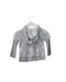 A Grey Zippered Sweatshirts from Ladia in size 6-12M for girl. (Back View)