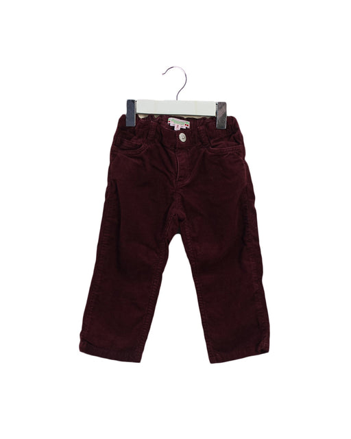 A Red Casual Pants from Bonpoint in size 2T for girl. (Front View)