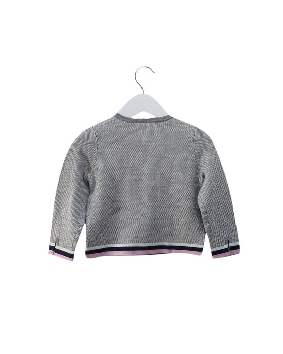 A Grey Cardigans from Nicholas & Bears in size 2T for girl. (Back View)