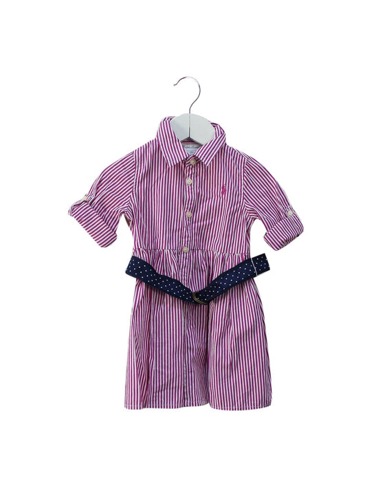 A Pink Dress Sets from Ralph Lauren in size 6-12M for girl. (Front View)