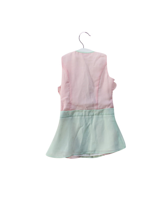 A Pink Sleeveless Dresses from Nicholas & Bears in size 12-18M for girl. (Back View)