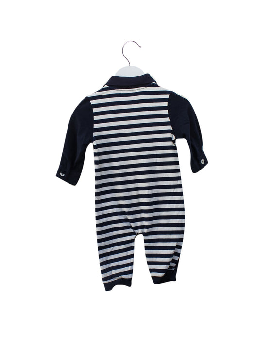 A Navy Long Sleeve Jumpsuits from Nicholas & Bears in size 3-6M for boy. (Back View)