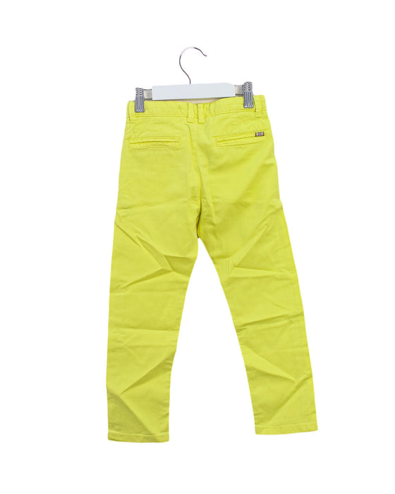 A Yellow Casual Pants from Bonpoint in size 3T for girl. (Back View)