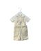 A Yellow Short Sleeve Rompers from Nicholas & Bears in size 3-6M for boy. (Front View)