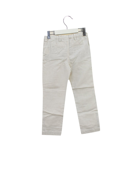 A Ivory Casual Pants from Galeries Lafayette in size 4T for neutral. (Back View)