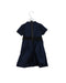 A Navy Short Sleeve Dresses from Lanvin Petite in size 6T for girl. (Back View)