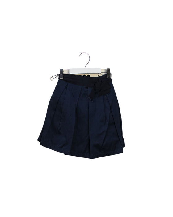 A Navy Short Skirts from Lanvin Petite in size 6T for girl. (Front View)