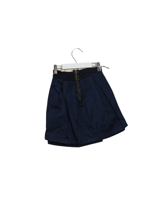 A Navy Short Skirts from Lanvin Petite in size 6T for girl. (Back View)