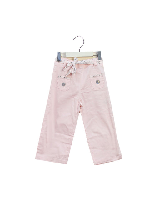 A Pink Casual Pants from Tartine et Chocolat in size 6T for girl. (Front View)