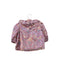A Pink Long Sleeve Tops from Velveteen in size 0-3M for girl. (Back View)