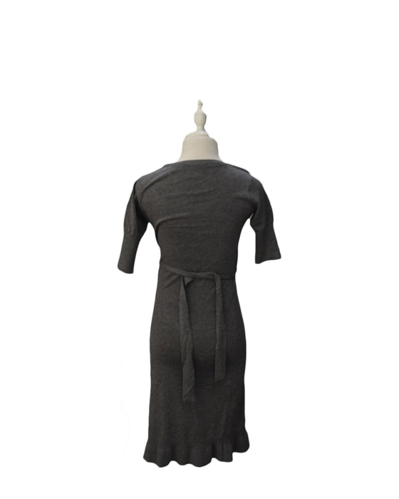 A Grey Sweater Dresses from Mamalicious in size XS for maternity. (Back View)