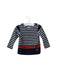 A Navy Long Sleeve Tops from Jacadi in size 6-12M for boy. (Front View)