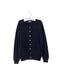 A Navy Cardigans from Mini A Ture in size 6T for girl. (Front View)