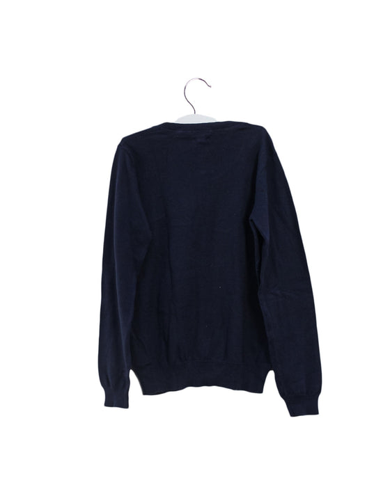 A Navy Cardigans from Mini A Ture in size 6T for girl. (Back View)