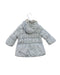 A Grey Puffer/Quilted Jackets from La Compagnie des Petits in size 6-12M for girl. (Back View)