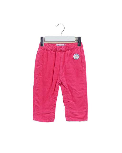A Pink Casual Pants from La Compagnie des Petits in size 6-12M for girl. (Front View)