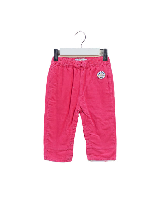 A Pink Casual Pants from La Compagnie des Petits in size 6-12M for girl. (Front View)