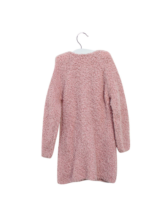 A Pink Coats from Il Gufo in size 5T for girl. (Back View)