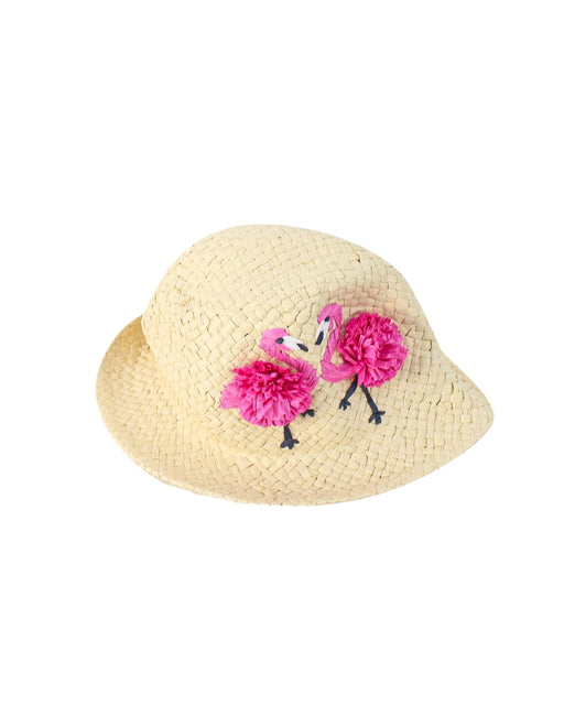 A Beige Sun Hats from Seed in size O/S for girl. (Front View)