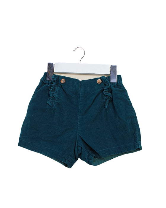 A Green Shorts from Jacadi in size 3T for girl. (Front View)
