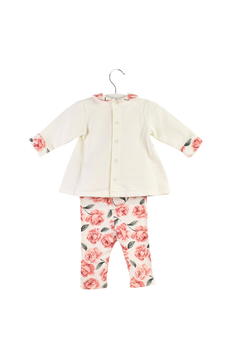 A Ivory Pants Sets from Chickeeduck in size 3-6M for girl. (Back View)